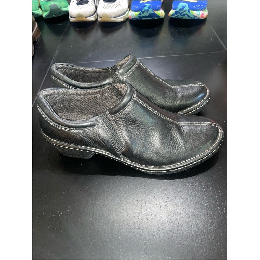 Eastland Shoes Womens 9M Amore Casual Slip On Loafers Black Leather comfort shoe
